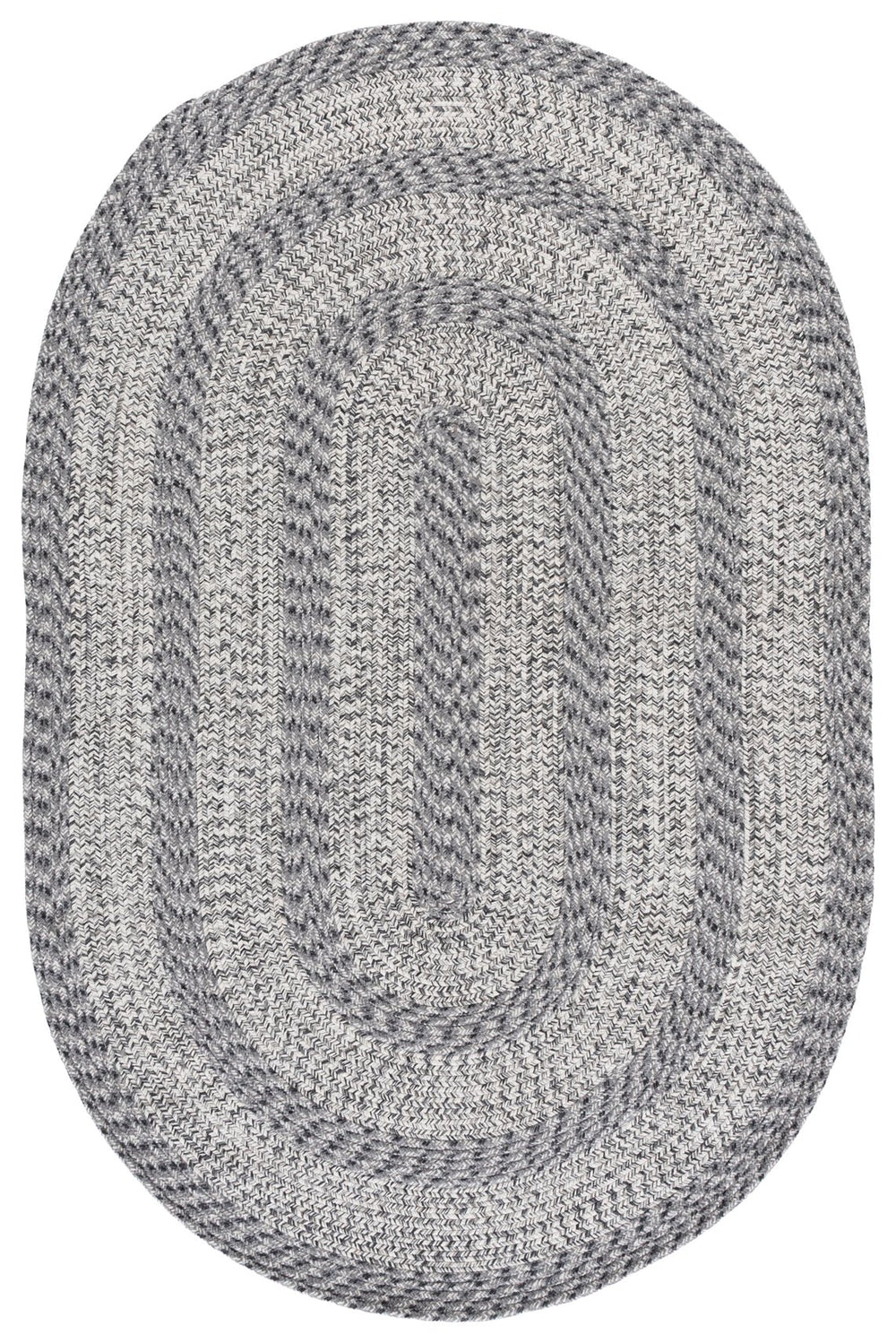 Safavieh Braided Grey Indoor/Outdoor Area Rug — Durable Polypropylene, Handwoven Braided Texture, Low-Maintenance 8'-0" x 10'-0" BRA265F-8