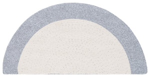Safavieh Braided Indoor Outdoor Area Rug - Hand Woven Polypropylene, Washable, Durable & Versatile Design Ivory ,Grey Polypropylene Pile Bra281a-6