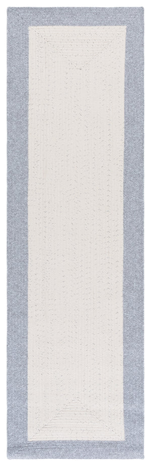 Safavieh Braided Indoor Outdoor Area Rug - Hand Woven Polypropylene, Washable, Durable & Versatile Design Ivory ,Grey Polypropylene Pile Bra281a-6