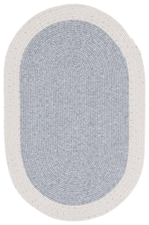 Safavieh Braided 281F Grey/Ivory 2'X4' Low-Profile Indoor/Outdoor Rug – Durable Polypropylene, Washable, Versatile BRA281F-24HM