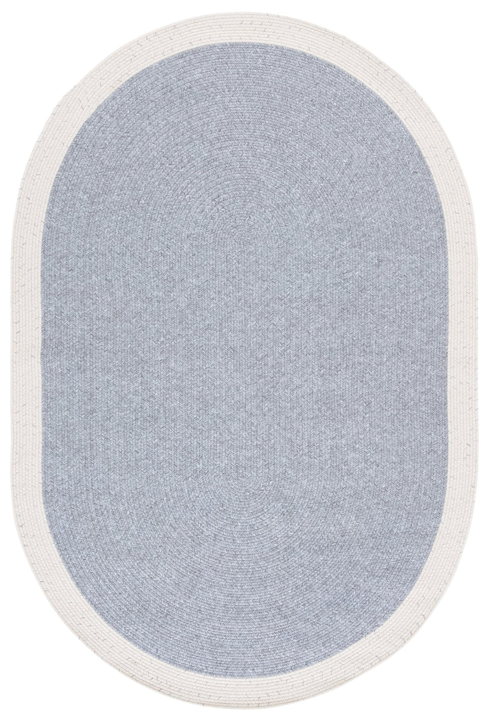 Safavieh Braided 281F Grey/Ivory 2'X4' Low-Profile Indoor/Outdoor Rug – Durable Polypropylene, Washable, Versatile BRA281F-24HM