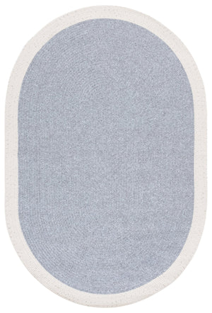 Safavieh Braided 281F Grey/Ivory 2'X4' Low-Profile Indoor/Outdoor Rug – Durable Polypropylene, Washable, Versatile BRA281F-24HM