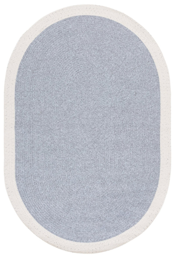 Safavieh Braided 281F Grey/Ivory 2'X4' Low-Profile Indoor/Outdoor Rug – Durable Polypropylene, Washable, Versatile BRA281F-24HM