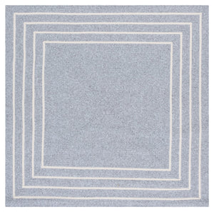 Safavieh Braided Handwoven 2X4 Light Grey Ivory Accent Rug — Durable Polypropylene, Stain-Resistant, Washable, Indoor/Outdoor BRA282F-24HM