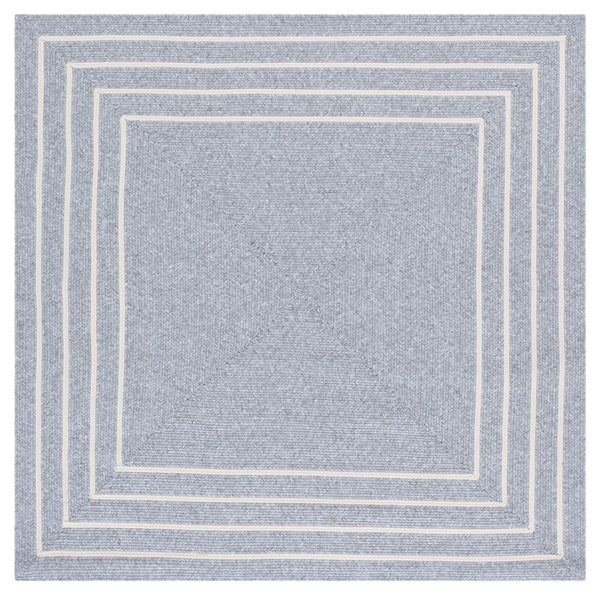 Safavieh Braided Handwoven 2X4 Light Grey Ivory Accent Rug — Durable Polypropylene, Stain-Resistant, Washable, Indoor/Outdoor BRA282F-24HM