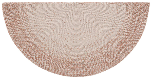 Safavieh Braided Handwoven Ivory Beige Area Rug — Low‑Profile, Washable Polypropylene, Coastal To Contemporary Style 4'-0" x 6'-0" BRA283B-4