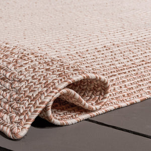 Safavieh Braided Handwoven Ivory Beige Area Rug — Low‑Profile, Washable Polypropylene, Coastal To Contemporary Style 4'-0" x 6'-0" BRA283B-4