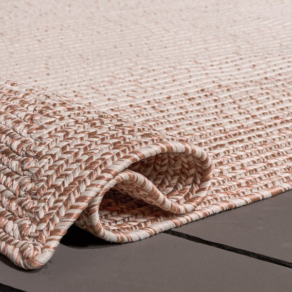 Safavieh Braided Handwoven Ivory Beige Area Rug — Low‑Profile, Washable Polypropylene, Coastal To Contemporary Style 4'-0" x 6'-0" BRA283B-4