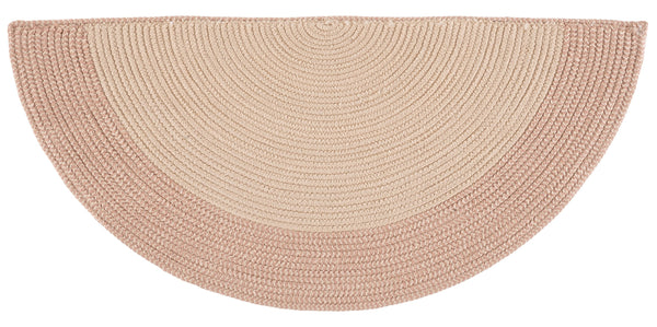 Safavieh Braided Ivory Peach Indoor/Outdoor Area Rug – Low-Profile, Stain-Resistant Polypropylene For High-Traffic Spaces 4'-0" x 6'-0" BRA284P-4
