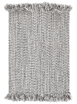 Safavieh Braided Coastal Grey Ivory Hand‑Woven Low‑Profile Rug — Durable Washable Polypropylene For Indoors Outdoors 8'-0" x 10'-0" BRA301F-8