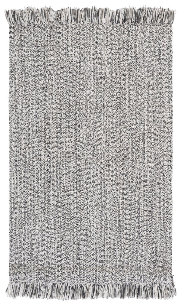 Safavieh Braided Coastal Grey Ivory Hand‑Woven Low‑Profile Rug — Durable Washable Polypropylene For Indoors Outdoors 8'-0" x 10'-0" BRA301F-8