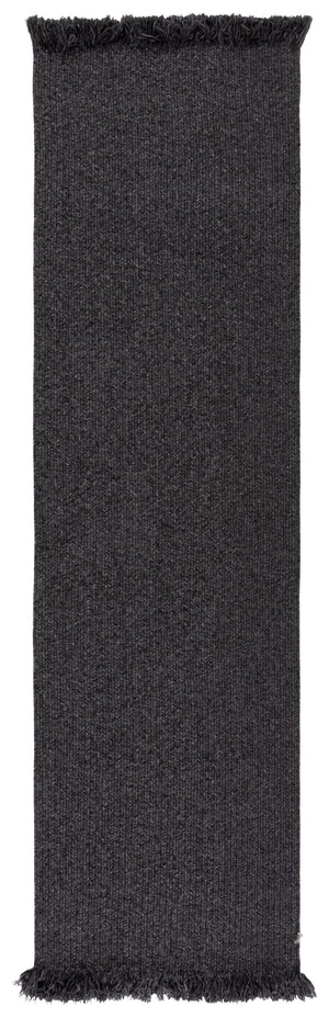 Safavieh Braided Charcoal Low-Profile 5X8 Indoor-Outdoor Rug — Handwoven Polypropylene, Washable, Durable 6'-0" x 9'-0" BRA301H-6