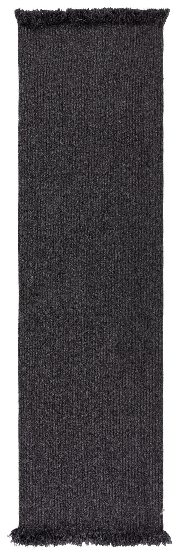Safavieh Braided Charcoal Low-Profile 5X8 Indoor-Outdoor Rug — Handwoven Polypropylene, Washable, Durable 6'-0" x 9'-0" BRA301H-6