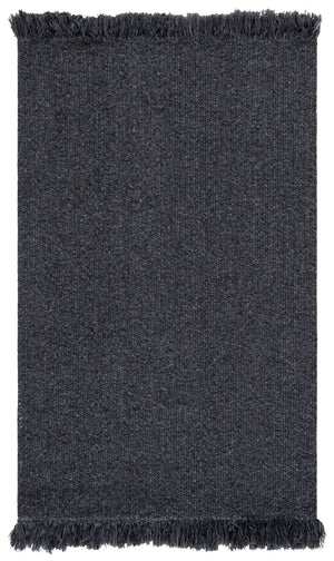 Safavieh Braided Charcoal Low-Profile 5X8 Indoor-Outdoor Rug — Handwoven Polypropylene, Washable, Durable 6'-0" x 9'-0" BRA301H-6