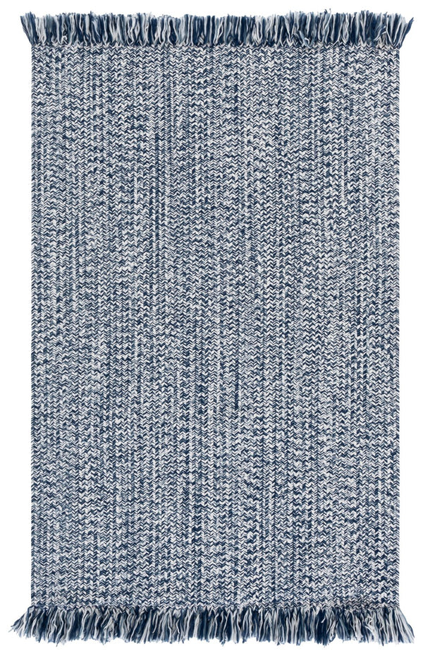 Safavieh Braided Navy Runner Rug — Low-Profile, Hand-Woven Polypropylene For Indoor/Outdoor Durability And Easy Care 2'-3" x 8'-0" BRA301N-28