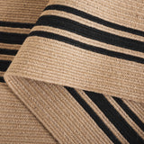 Braided Hand Woven Jute Area Rug - Natural Elegance for Modern Homes with Sustainable Style