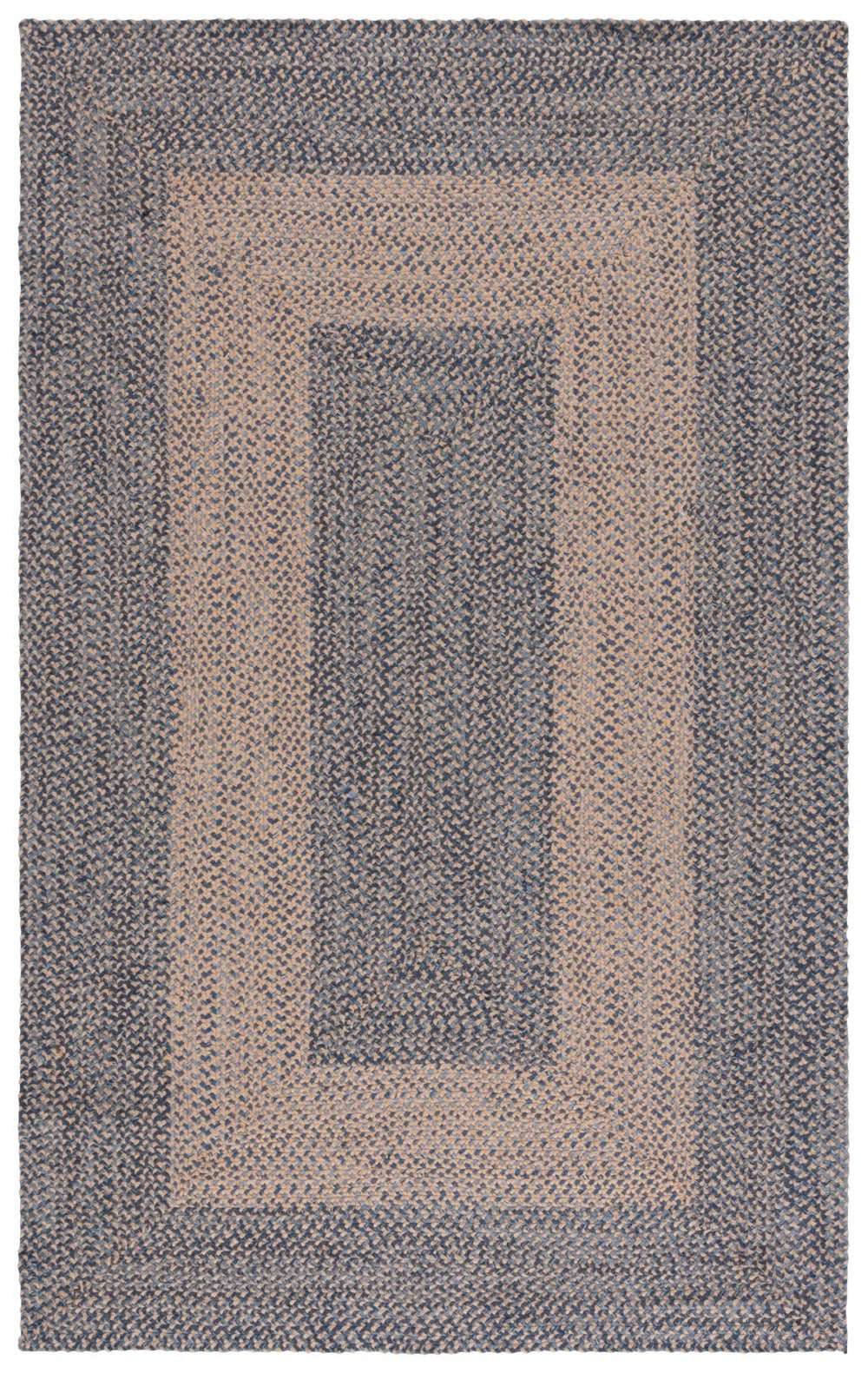 Safavieh Braided 841m Natural / Blue Natural ,Blue 60% Jute + 40% Cotton Bra841m-6