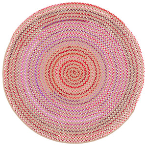 Safavieh Braided 861p Natural / Red Natural ,Red 50% Jute + 50% Polyesgter Bra861p-5r