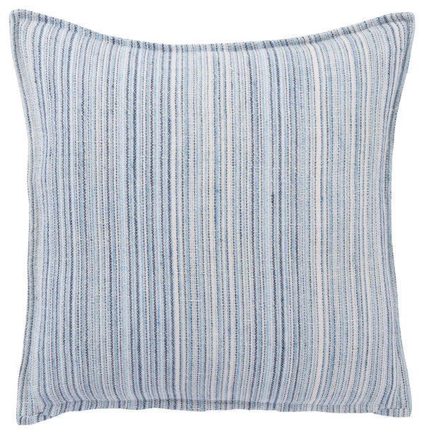 Jaipur Living Jaipur Living Linen Stripe Flange Pillow Cover Coastal Farmhouse Square Accent PLC102196