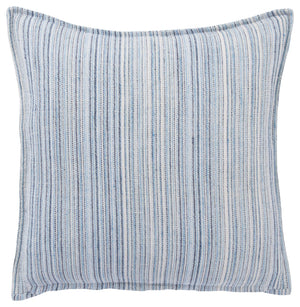 Jaipur Living Jaipur Living Taye Linen Stripe Flanged Throw Pillow for Coastal Farmhouse Sofas Down PLW103283