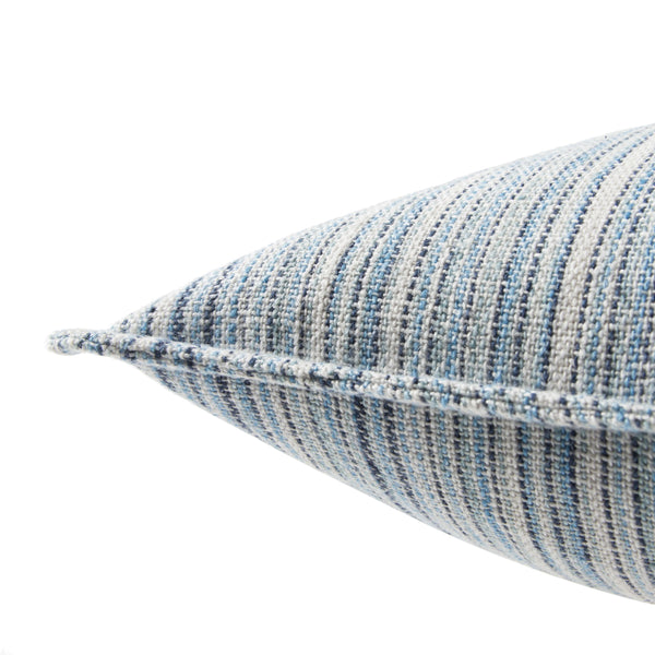 Jaipur Living Jaipur Living Linen Stripe Flange Pillow Cover Coastal Farmhouse Square Accent PLC102196