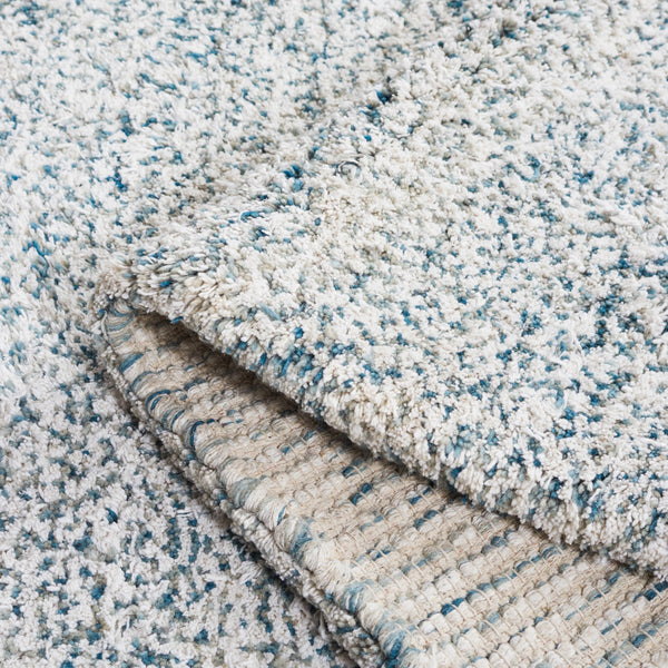 Safavieh Berber 101 BRB101 Hand Woven Shag Rug Ivory / Sage BRB101W-6SQ