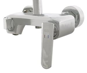 Safavieh CHERIA Nickel Bathroom Shower Combination - Elegant, Durable Fixture for Modern Style & Comfort BRC3365N