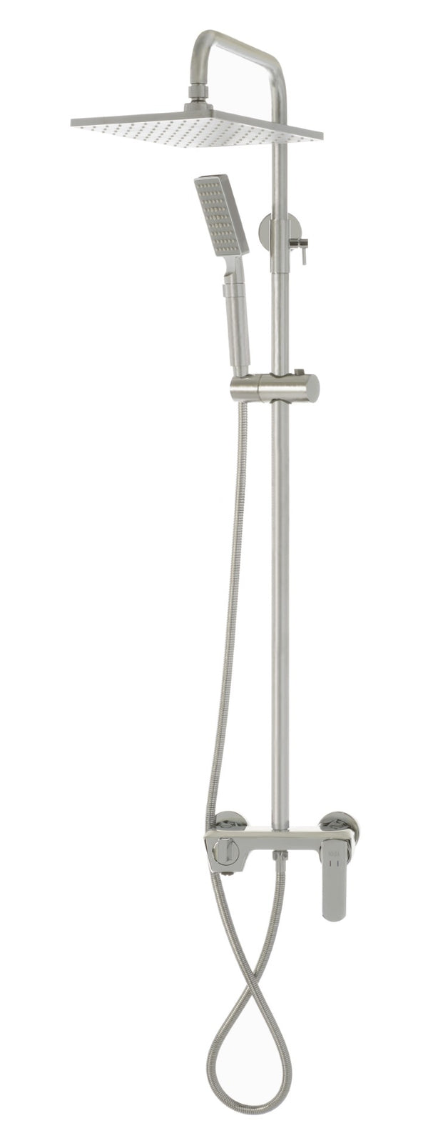Safavieh CHERIA Nickel Bathroom Shower Combination - Elegant, Durable Fixture for Modern Style & Comfort BRC3365N