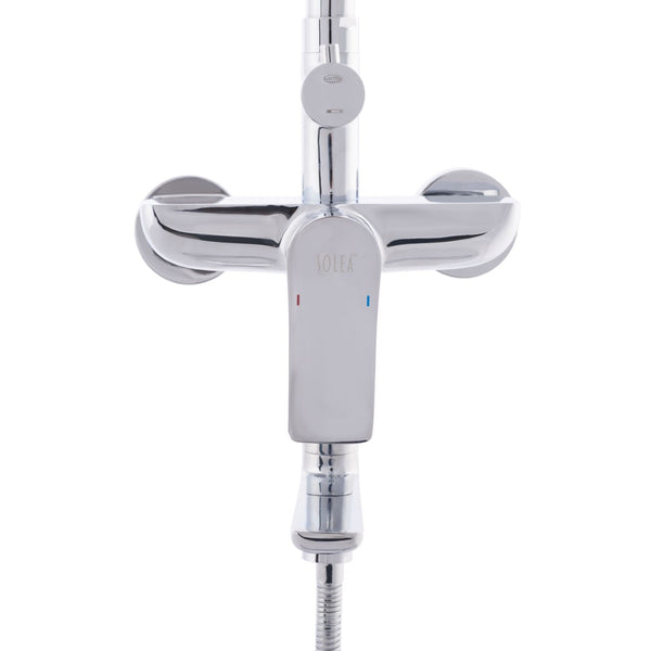 Safavieh LEIA Bathroom Shower Combination - Sleek Chrome Design for Modern Efficiency & Easy Installation BRC3368C