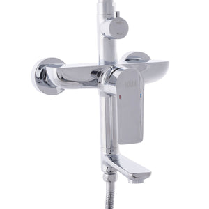 Safavieh LEIA Bathroom Shower Combination - Sleek Chrome Design for Modern Efficiency & Easy Installation BRC3368C