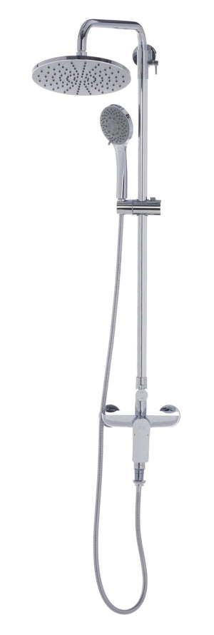Safavieh LEIA Bathroom Shower Combination - Sleek Chrome Design for Modern Efficiency & Easy Installation BRC3368C