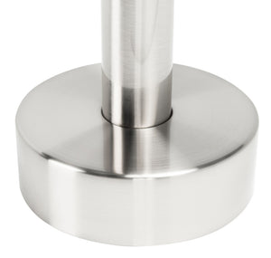 Safavieh CAPRI Single Handle Floor-Mount Shower in Nickel - Modern Minimalist Design for Elegant Bathrooms BRC3416NA