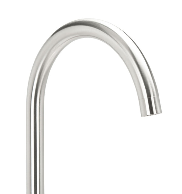 Safavieh CAPRI Single Handle Nickel Shower System - Stylish Below-Ground Floor-Mount Design for Modern Baths BRC3416NB