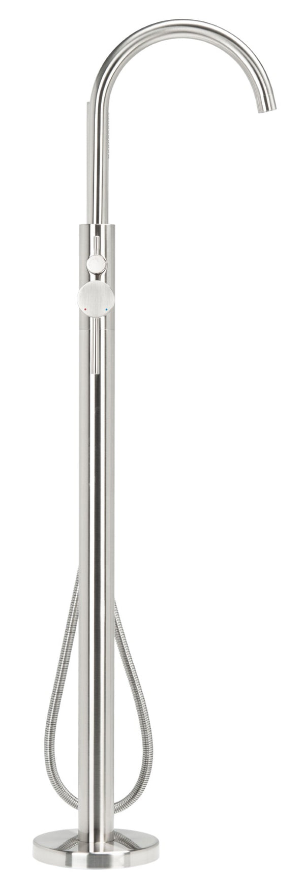 Safavieh CAPRI Single Handle Nickel Shower System - Stylish Below-Ground Floor-Mount Design for Modern Baths BRC3416NB