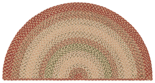 Safavieh Braided Rugs Collection - Stylish And Durable Polypropylene Rug For Home Décor Enhancement Rust ,Multi Polypropylene Pile Brd303a-68