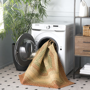 Safavieh Braided Rugs Collection - Stylish And Durable Polypropylene Rug For Home Décor Enhancement Rust ,Multi Polypropylene Pile Brd303a-68