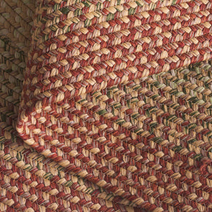 Safavieh Braided Rugs Collection - Stylish And Durable Polypropylene Rug For Home Décor Enhancement Rust ,Multi Polypropylene Pile Brd303a-68