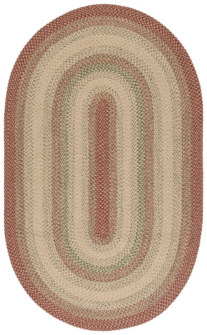 Safavieh Braided Rugs Collection - Stylish And Durable Polypropylene Rug For Home Décor Enhancement Rust ,Multi Polypropylene Pile Brd303a-68