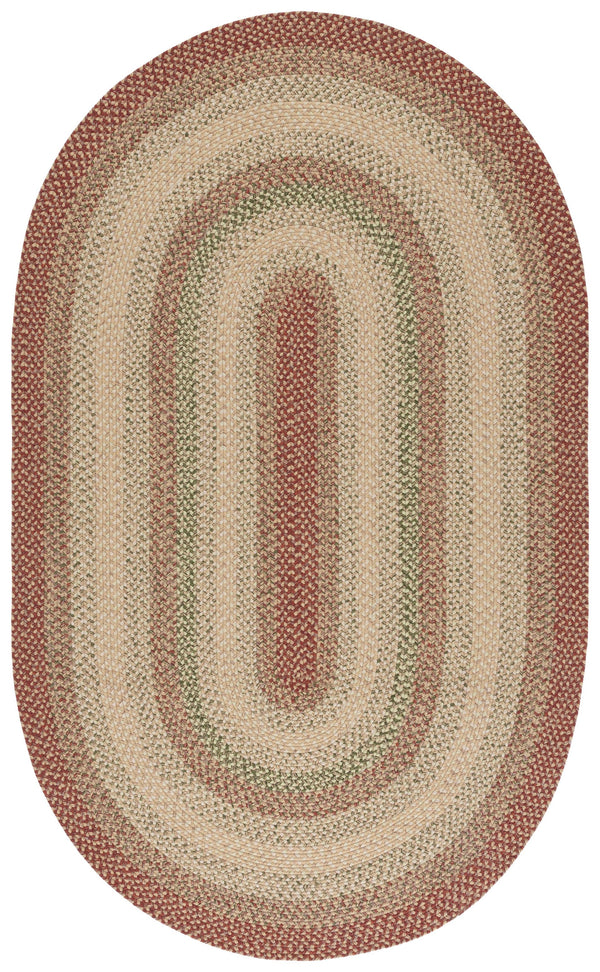 Safavieh Braided Rugs Collection - Stylish And Durable Polypropylene Rug For Home Décor Enhancement Rust ,Multi Polypropylene Pile Brd303a-68