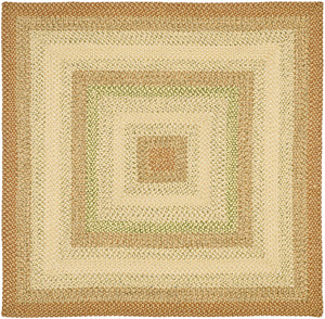 Safavieh Braided Rugs Collection - Stylish And Durable Polypropylene Rug For Home Décor Enhancement Rust ,Multi Polypropylene Pile Brd303a-68