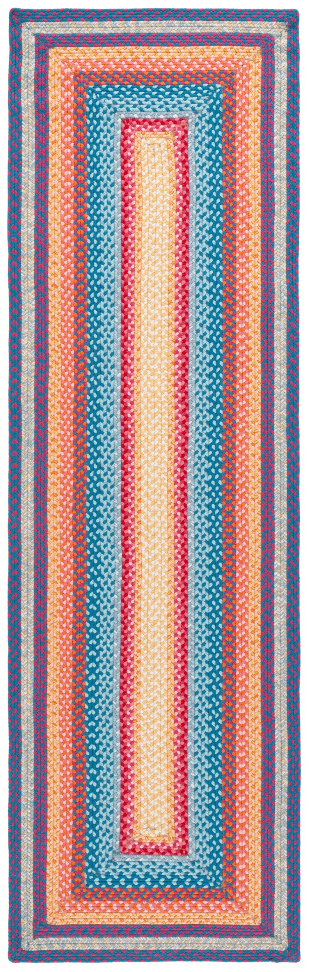 Safavieh Braided Rugs 308q Red / Orange Red ,Orange Polypropylene Pile Brd308q-2