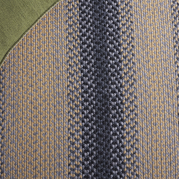 Safavieh Braided Area Rug - Hand-woven, Durable Polypropylene For Indoor & Outdoor Spaces, Elegant Design Black ,Grey Polypropylene Pile Brd311a-216