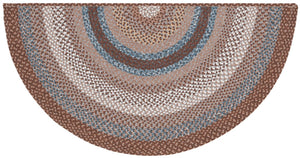 Safavieh Brd313 Hand Woven Polypropylene Indoor / Outdoor - Braided Rug Brown / Multi BRD313A-264HM