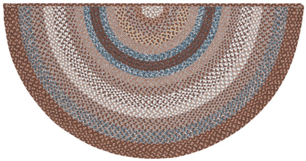 Safavieh Brd313 Hand Woven Polypropylene Indoor / Outdoor - Braided Rug Brown / Multi BRD313A-264HM