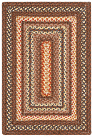 Safavieh Braided Hand-woven Area Rug - Elegant Multi-tonal Design For Indoor/Outdoor Spaces, Easy Care Brown ,Light Brown Polypropylene Pile Brd313t-24hm
