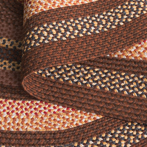 Safavieh Braided Hand-woven Area Rug - Elegant Multi-tonal Design For Indoor/Outdoor Spaces, Easy Care Brown ,Light Brown Polypropylene Pile Brd313t-24hm