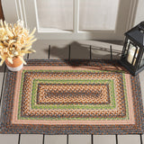 Safavieh Braided Rugs 314t Brown / Green Brown ,Green Polypropylene Pile Brd314t-3r