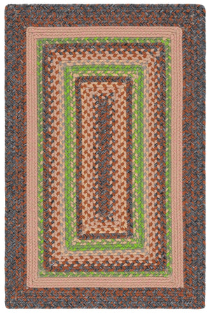 Safavieh Braided Rugs 314t Brown / Green Brown ,Green Polypropylene Pile Brd314t-3r