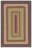 Safavieh Braided Rugs 314t Brown / Green Brown ,Green Polypropylene Pile Brd314t-3r