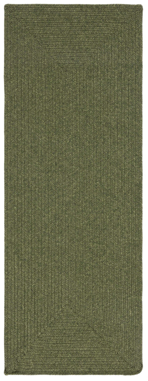 Safavieh Braided Area Rug - Stylish Green Design For Indoor/Outdoor Spaces, Perfect For Comfort And Elegance Green Polypropylene Pile Brd315a-10r